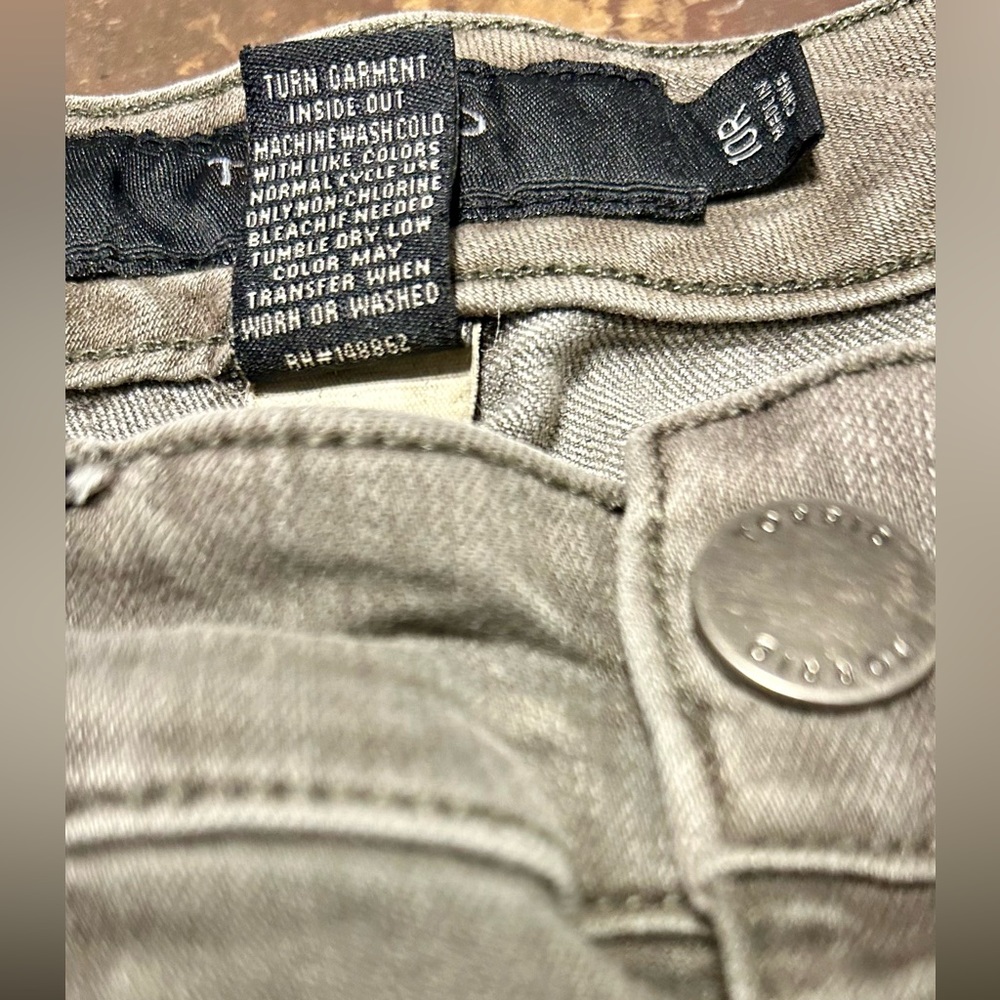 Torrid high waisted slate gray jeans size 10R - Picture 5 of 5